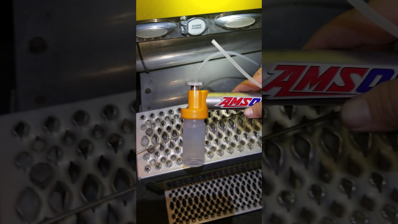 Pulling an oil Sample