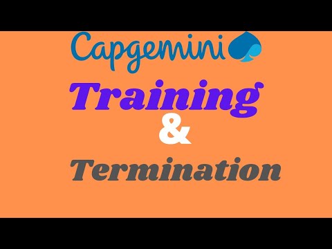 Capgemini training and termination