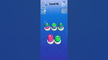 Sort stack level 14 Gameplay Walkthrought Solution