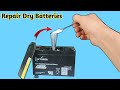 How To Repair Dry Batteries At Home