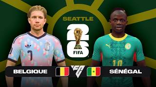 Belgique - Sngal  FIFA World Cup 2026 EA FC Realistic Predic