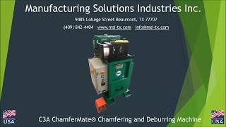 Bolt Chamfering Maching, Stud, Bolt, Threaded Rod, Bar Stock Chamfering