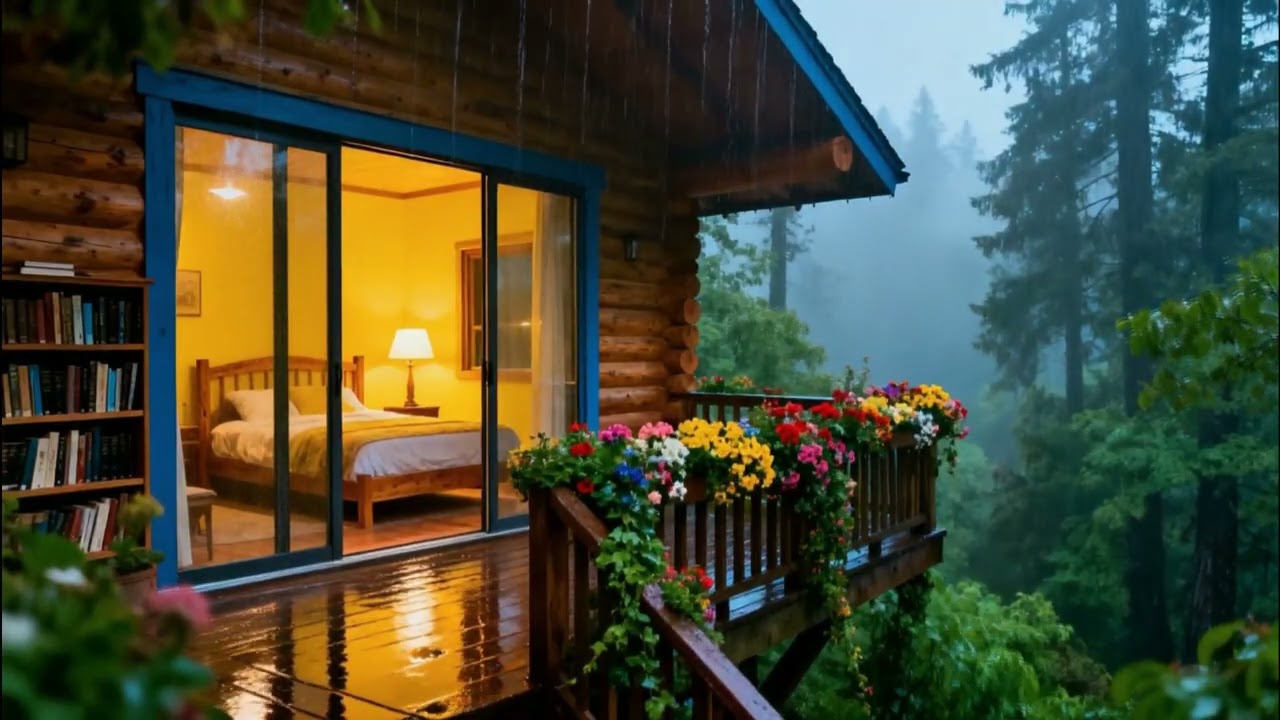 Heavy Rain & Loud Thunder ⛈️ Deep Sleep Sounds