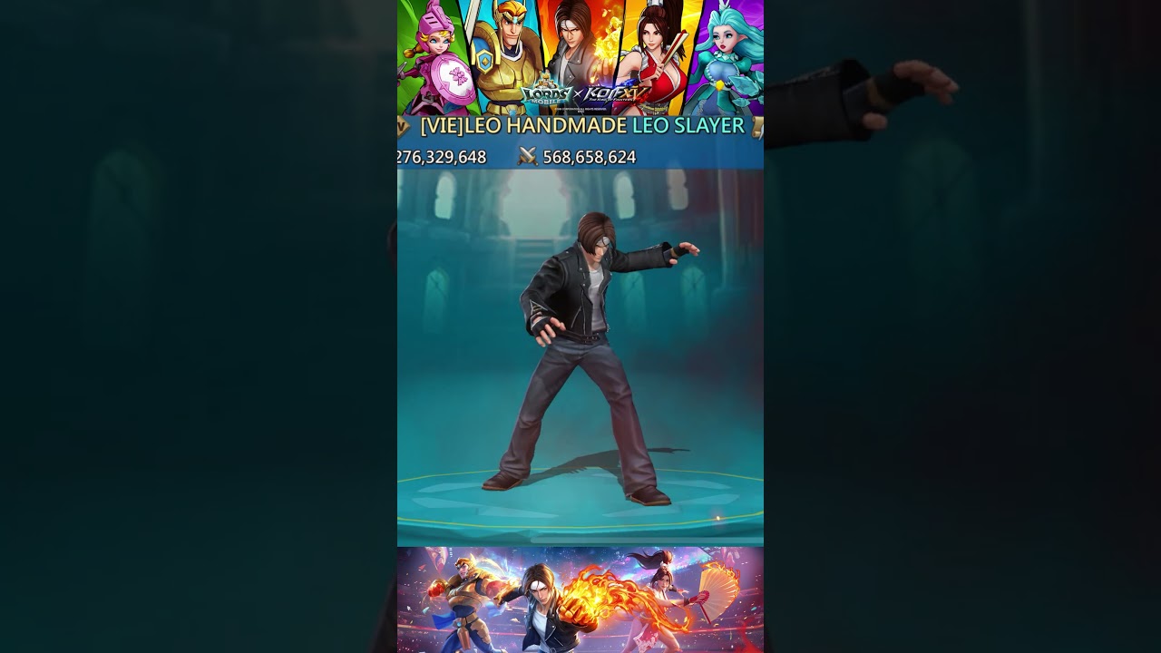 Review Skin Leader Kyo Kusanagi KOF x Lords Mobile 