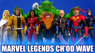Marvel Legends X-Men Ch'od Wave Corsair Fang Chamber Monet Kid Omega Cyclops Emma Frost Review! Wealth