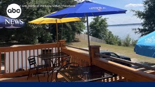 Woman killed by patio umbrella at lakeside restaurant