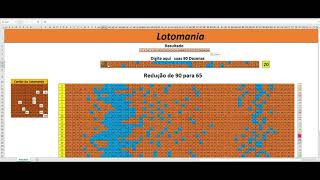 Lotomania  redução de 90 para 65