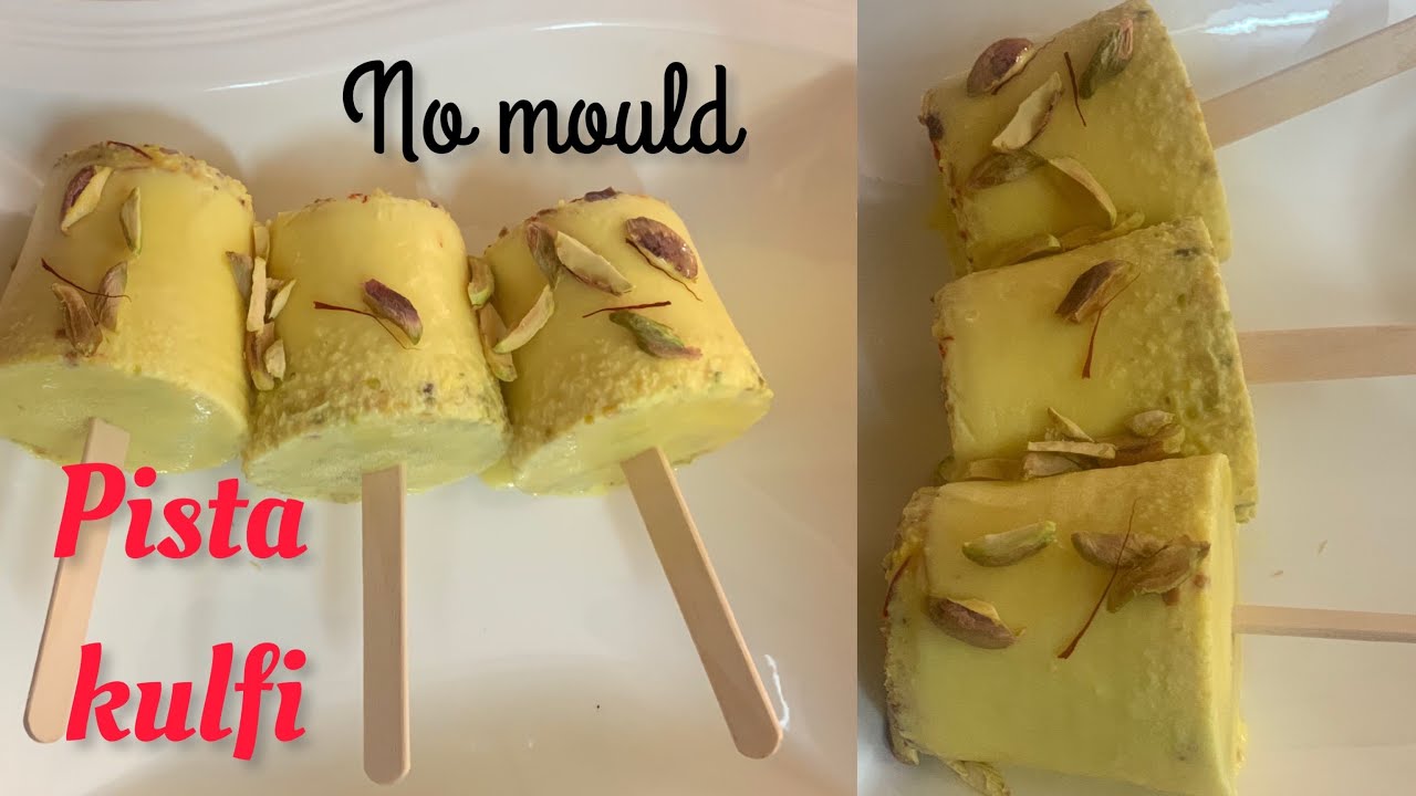 Home made pista kulfi in malayalam Malai kulfi pista cardamom culfi milk kulfi Saffron