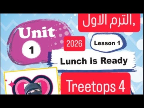الصف الرابع منهج الترى توبس 2026 الوحدة الاولى الدرس الاول 