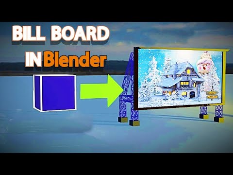 Make a Billboard wire frame Blender tutorial.