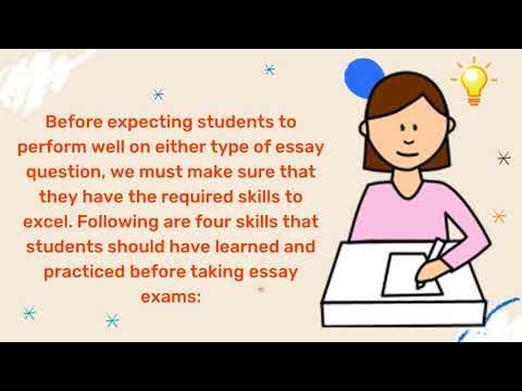 rules in constructing essay type of test
