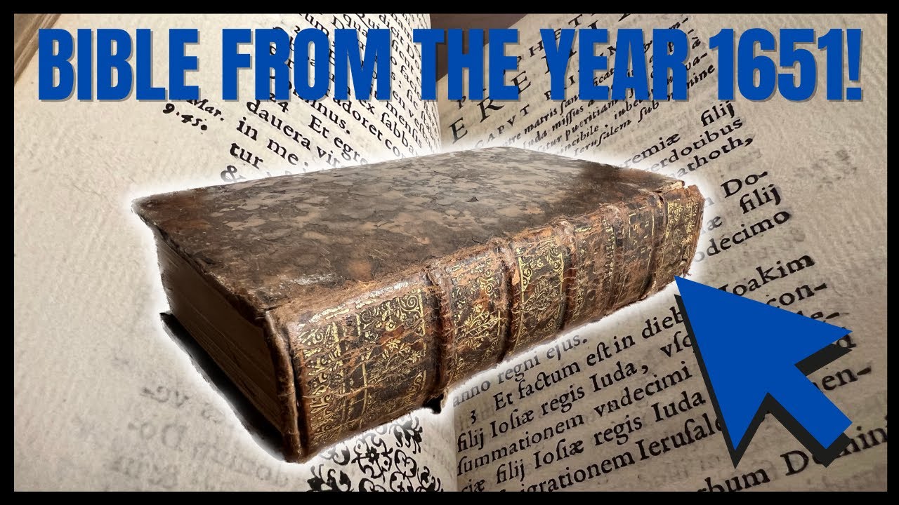 400 Year Old Latin Bible || Bible Collecting - YouTube