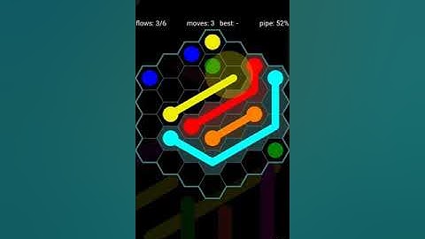 How To Solve Flow Free Hexes 7x7 Mania Level 141 Board Walk Through Solution Walkthrough