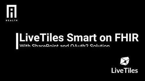 LiveTiles OAuth2 Smart On FHIR