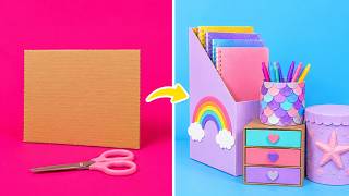 Amazing Cardboard Crafts for School! 📦✂️ Easy DIY Ideas by 123 GO! LIKE