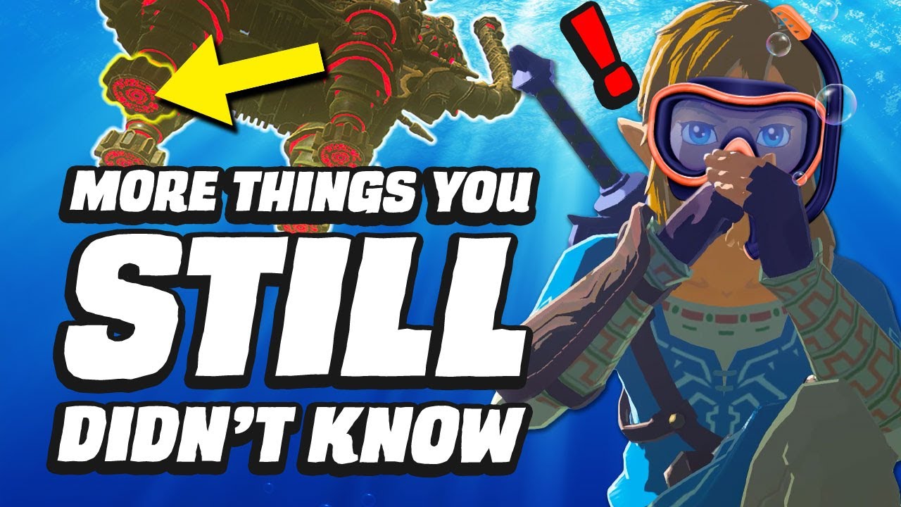 16 MORE Things You STILL Didn't Know In Zelda Breath Of The Wild YouTube