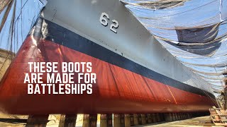 Do Battleship's Wear Boots? What's a Boot Topping?