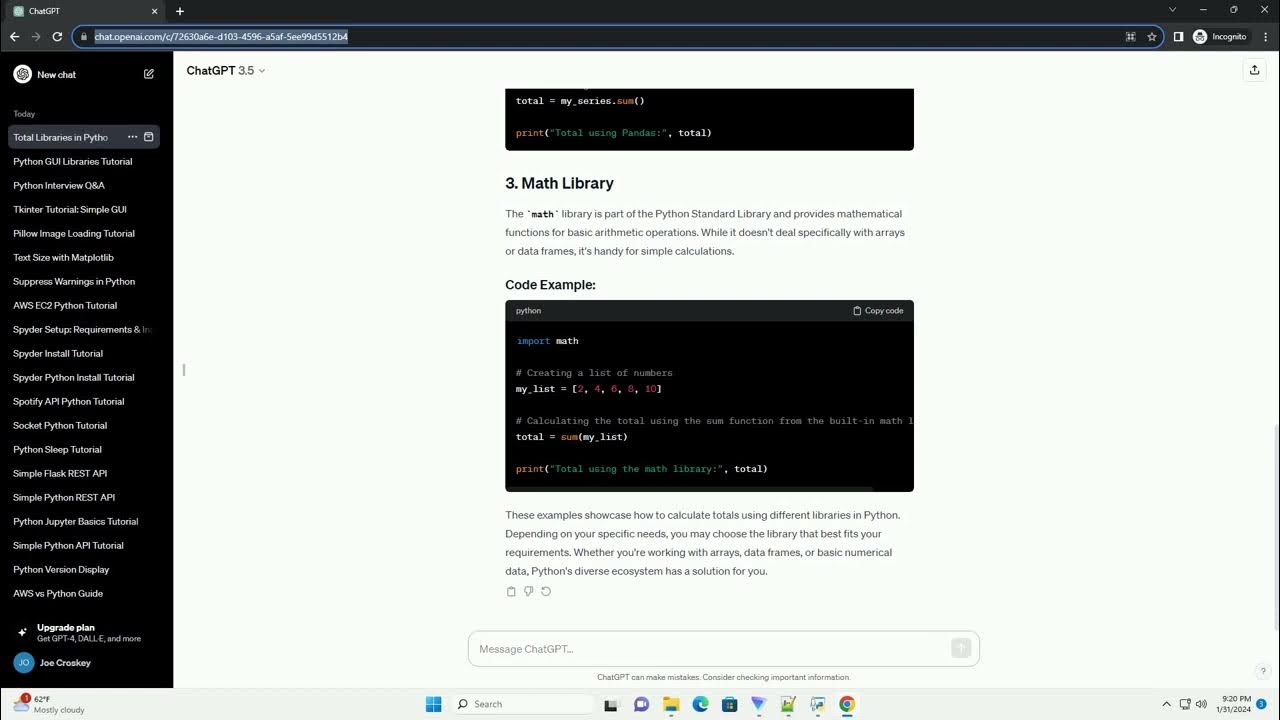 total libraries in python - YouTube
