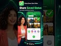 Save status instantly — fast, easy, and HD quality.