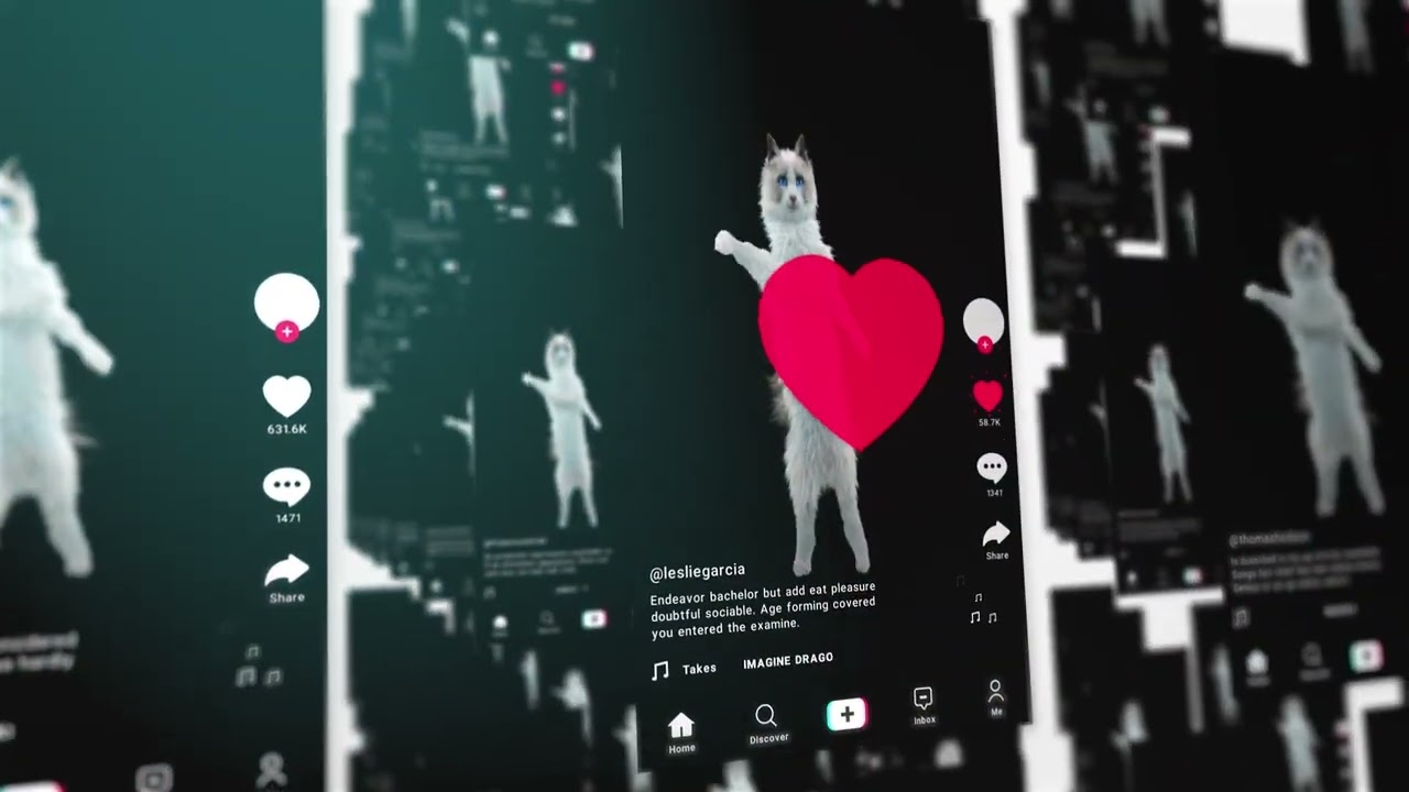 Animated TikTok Scene AFTER EFFECTS - Listed -