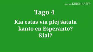 4ra Tago – Kia estas via plej ŝatata kanto en Eo? Kial? #30DRYC