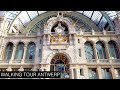 Walking from Antwerp Central Station to Grote Markt Old Town Antwerp | Point of View - Antwerp