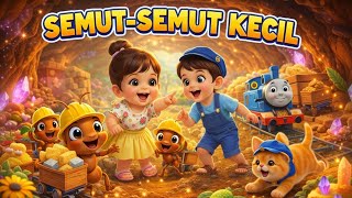 Download lagu Semut Semut Kecil 🐜 Lagu Anak Indonesia | Animasi 3D Lucu & Ceria | Baby Elle