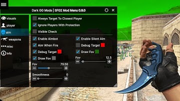 SFG2 MOD MENU 0.9.0 | AimBot, Esp & Other Features