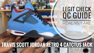 LEGIT CHECK GUIDE | TRAVIS SCOTT JORDAN RETRO 4 CACTUS JACK