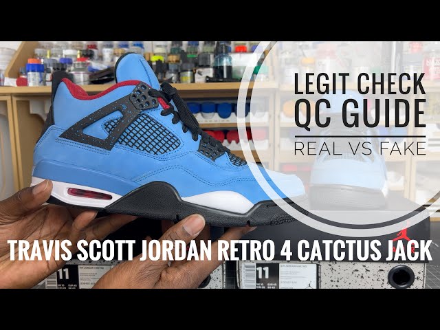 How To Spot Real Vs Fake Jordan 4 Cactus Jack Travis Scott – LegitGrails