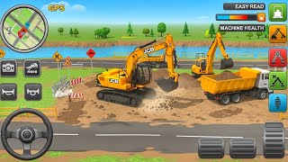 JCB Construction Simulator 3D - Real JCB Excavator Crane Game - Android Gameplay