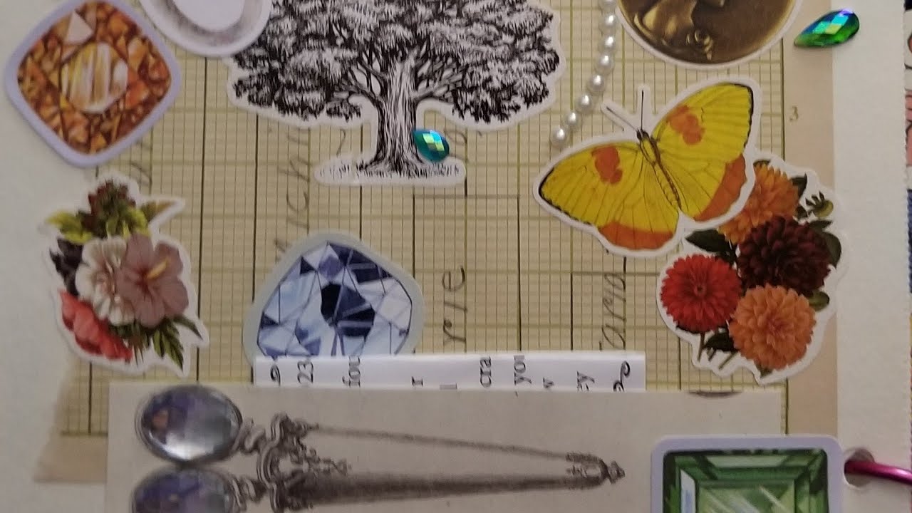 Margarete Miller's Collage Weekly Challenge 2023 Wk 12 #2023cwp12 - YouTube