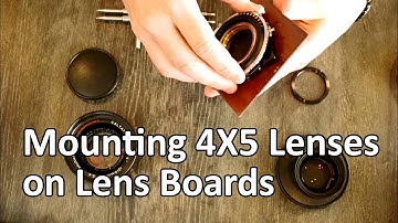 Mounting a Large Format Lens on a Typical Lens Board