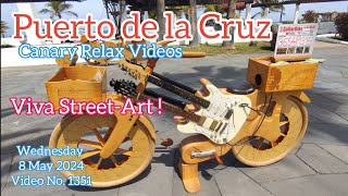 Tenerife 🏝️ Puerto de la Cruz Project @1GuitarBikeintheWorld  -  Video Tribute to MUECA 2024