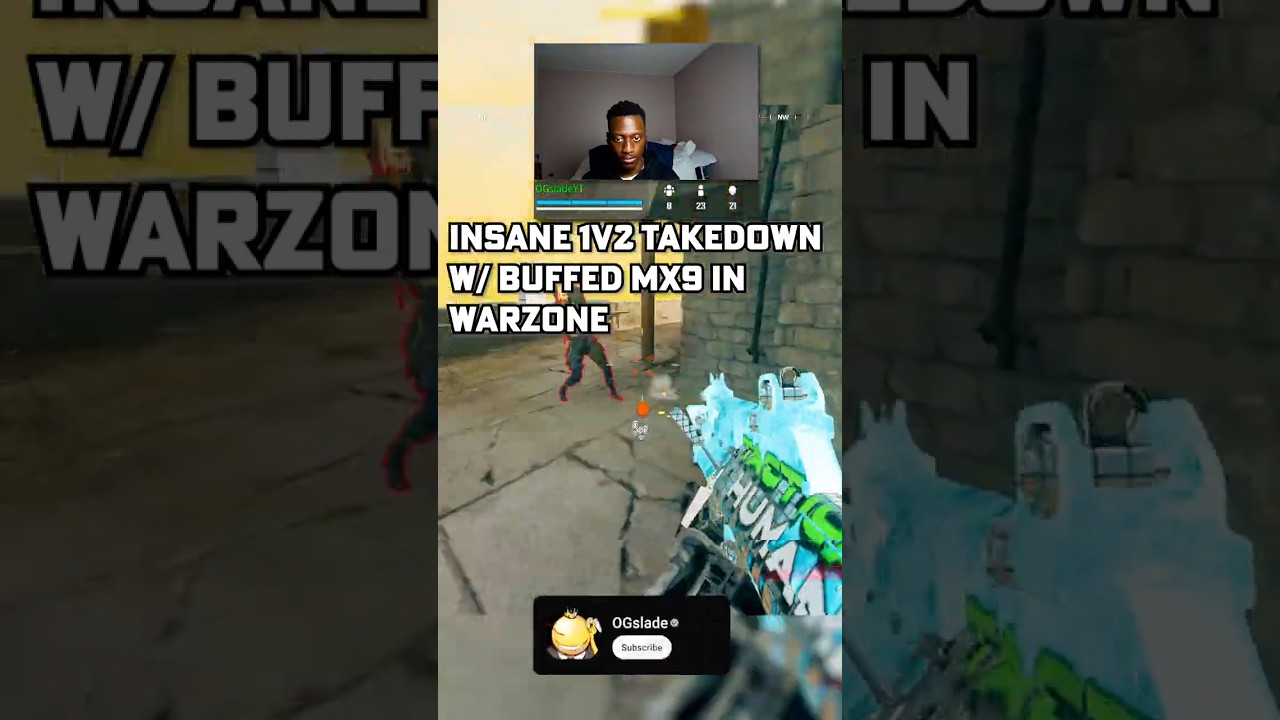 INSANE 1V2 TAKEDOWN W/ BUFFED MX9 in WARZONE