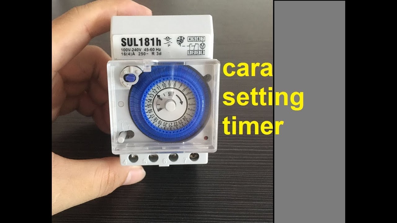 CARA MUDAH SETTING TIMER THEBEN SUL 181h YouTube