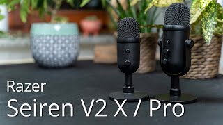 Razer Seiren V2 X / Pro im Test - Zwei USB Mikros mit gelungener Neuauflage