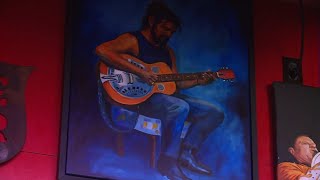 Portrait honoring Corpus Christi musician Rich Lockhart unveiled at House of Rock