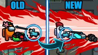 Among Us New Vs Old Pet Reaction New Update