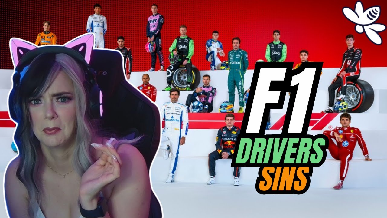 Reacting to The 7 Deadly Sins as F1 Drivers | Girl React