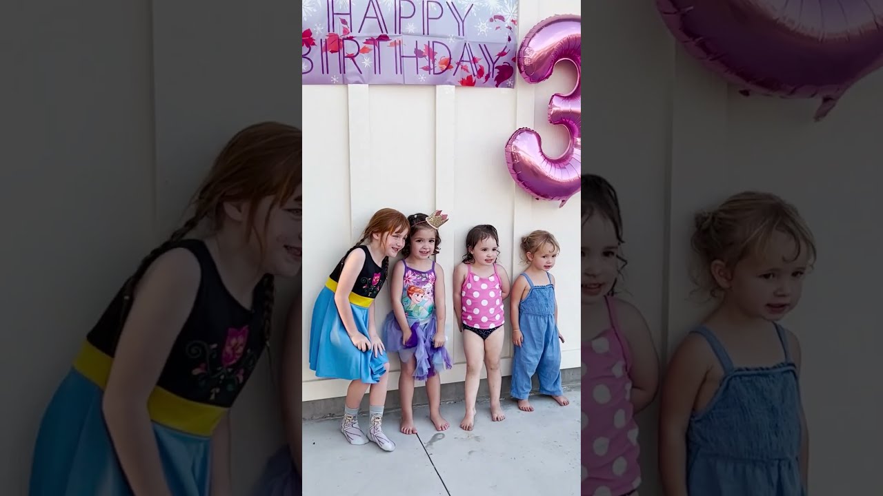 HAPPY BiRTHDAY NAVEY Celebrating An Epic Frozen Party With Friends Shorts