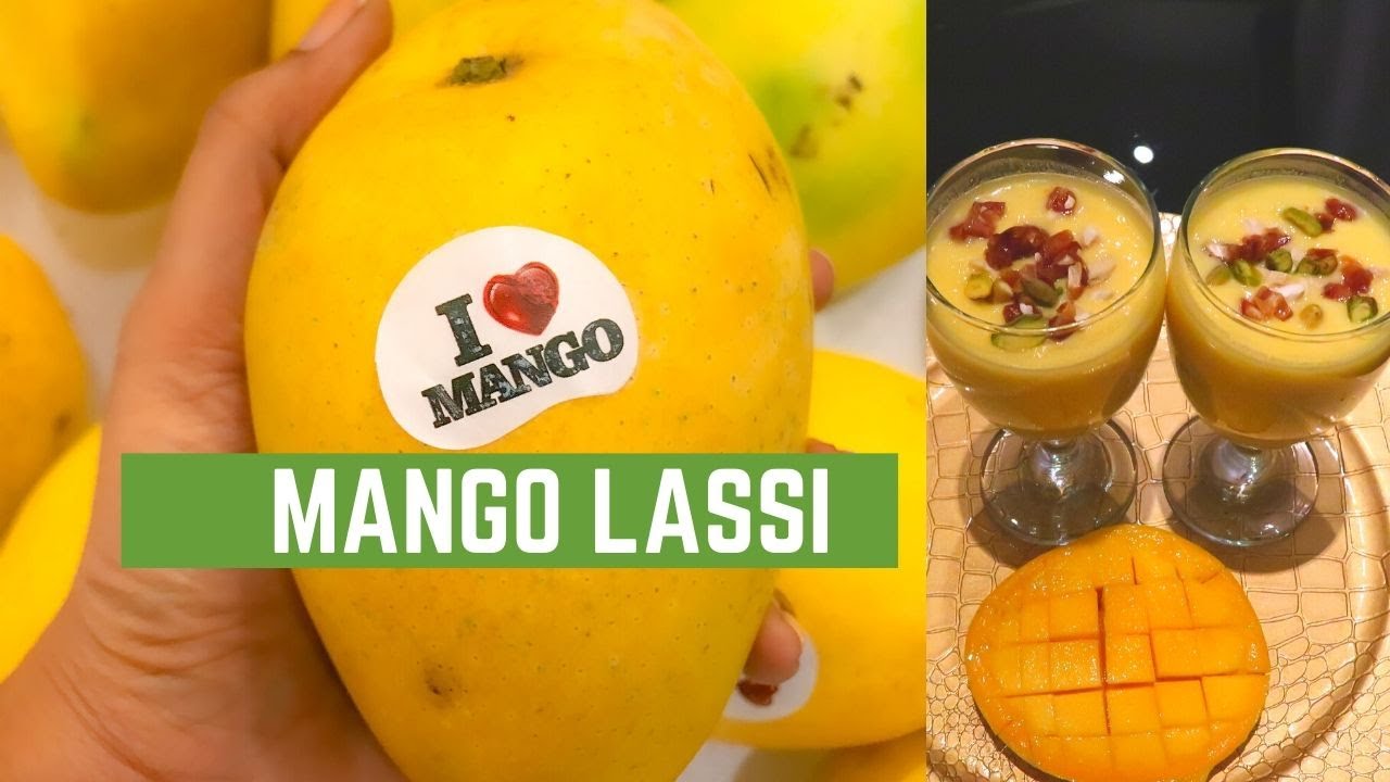 How to make a MANGO LASSI Summer Drink Indian Food Beginner's