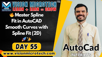 🔥 Master Spline Fit in AutoCAD |Smooth Curves with Spline Fit (2D) 🚀 ✨