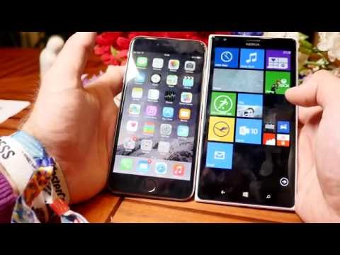 Apple iPhone 6 Plus vs. Nokia Lumia 1520 Vergleich [4K Deutsch]