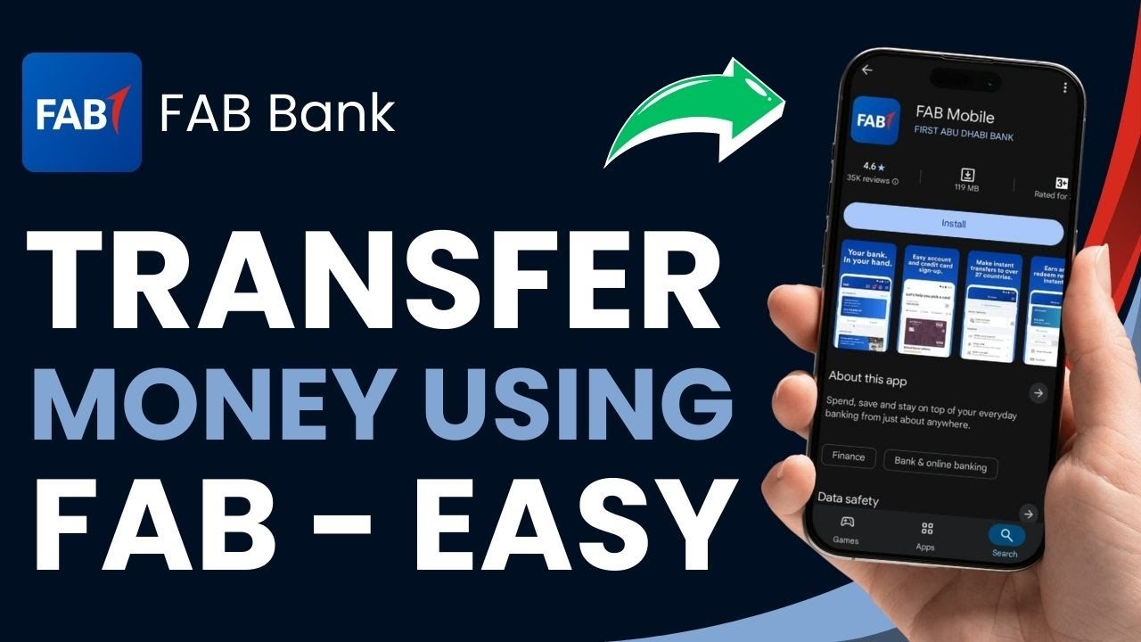 How to Transfer Money Using FAB App ! - YouTube