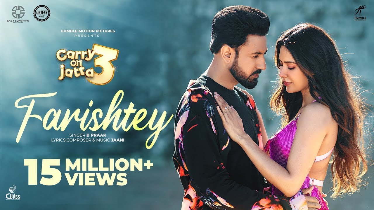 Farishtey / Carry On Jatta 3 / B Praak / Jaani / Gippy Grewal / Lyrics