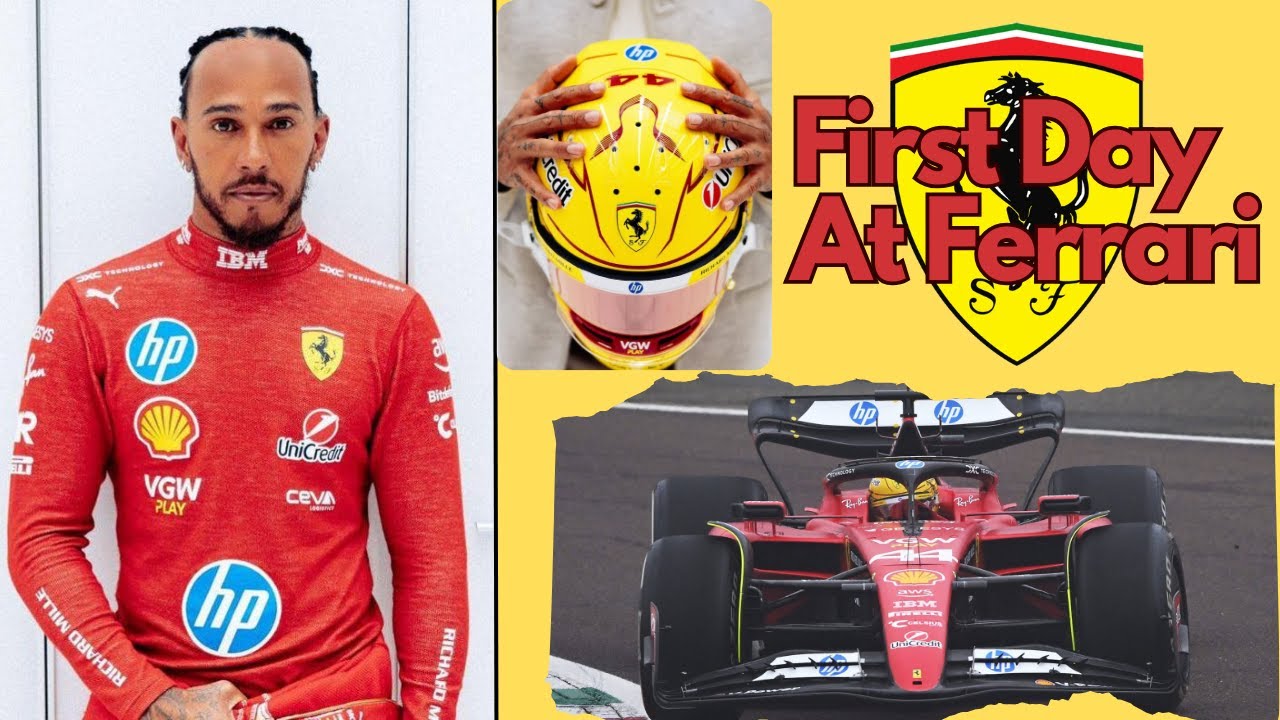 the-arrival-of-sir-lewis-hamilton-at-ferrari-youtube