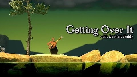Playing GETTING OVER IT First time in mobile phone #gettingoverit