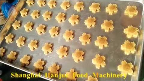 Hanjue HJ-860 Encrusting machine for Wirecut cookies ice box cookies, flower cookie