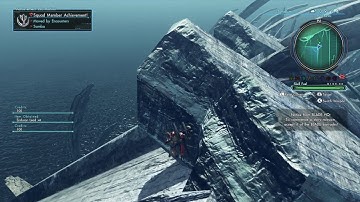 Xenoblade Chronicles X - To Quay Hollows from Cleansing Spring in a Skell without a Flight Module